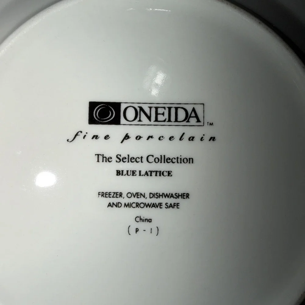 Oneida fine porcelain